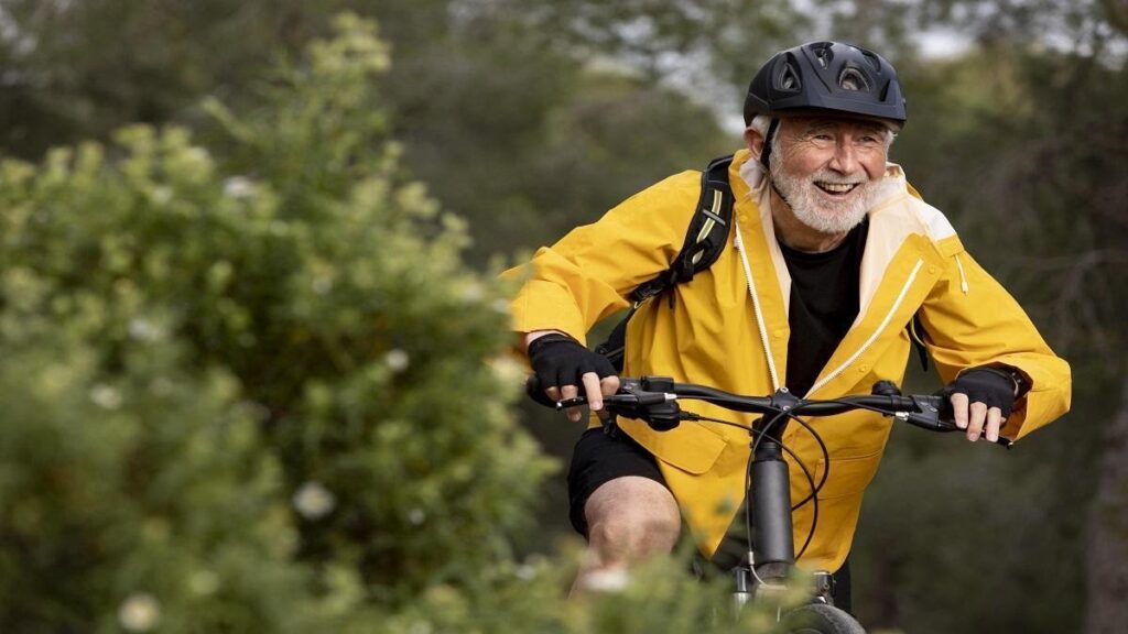 bicicleta na terceira idade