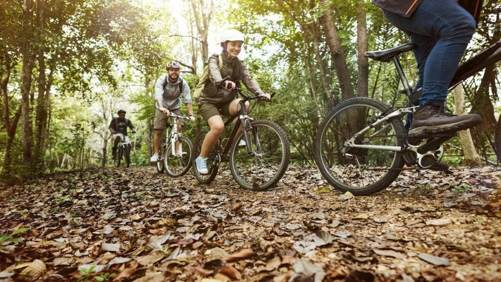 Bicicleta em terrenos irregulares