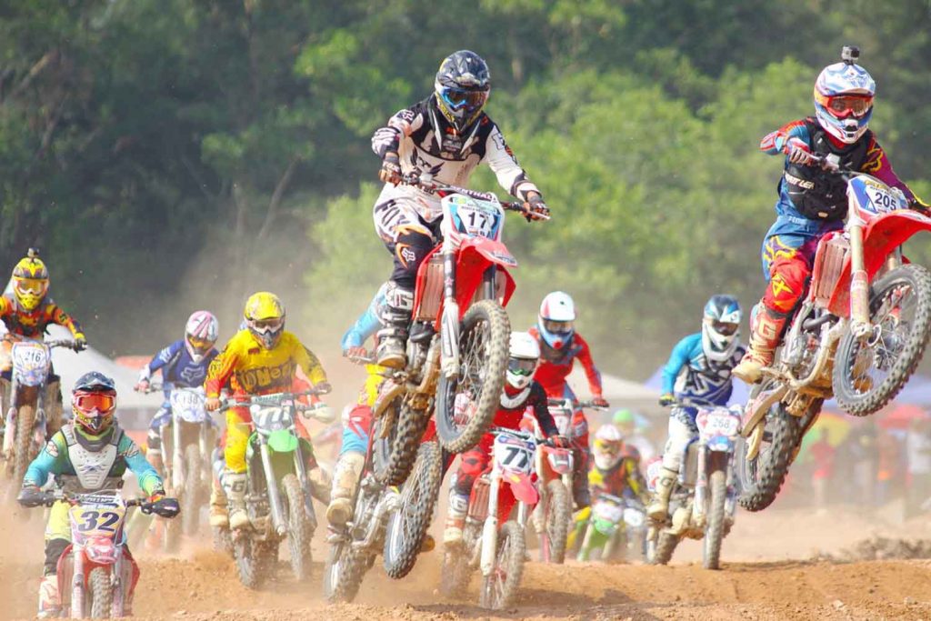 Moto motocross crianc