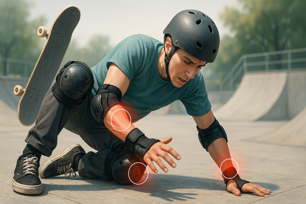 Lesões mais comuns no skate e como preveni-las