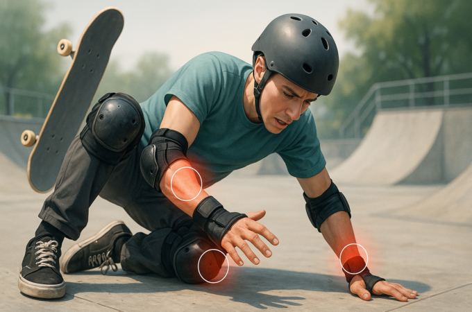 Lesões mais comuns no skate e como preveni-las