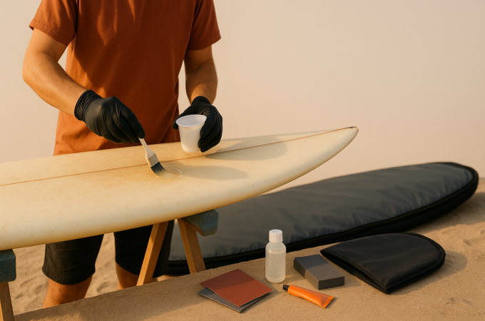 Manutenção de prancha de surf: guia completo